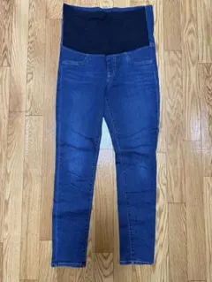 UNIQLO ユニクロ マタニティ スキニーパンツ デニムブルー XL