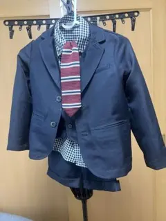 フォーマルスーツ ネイビー　シャツ、ネクタイセット