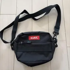 美品x-girl ブラック ショルダーバッグ　エックスガール