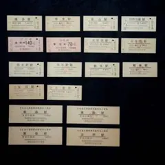 約30点】1980年前後 記念切符セット 九州・国鉄中心 小倉・西鉄・柳原