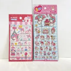 韓国限定 ぷっくりシール マイメロ 5サイズステッカー 立体シール