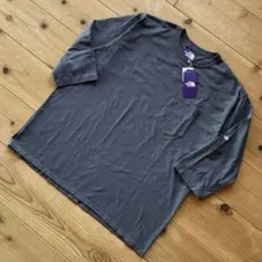 7oz 3/4 Sleeve Pocket Tee パープルレーベル