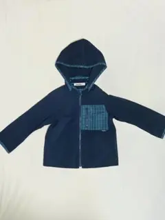 familiar 110 ウィンドブレーカー チェック紫外線 薄手キッズアウターのサムネイル