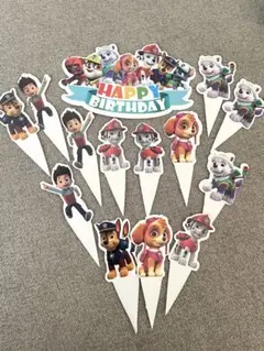 パウパトロール　ケーキトッパー