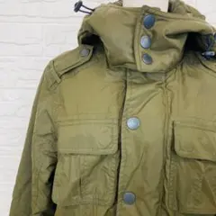 【004466】アバクロンビー&フィッチ 中綿ジャケット カーキ S