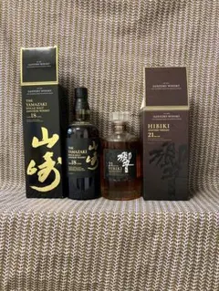 サントリー山崎18年 山崎SM 白州SM 響BC 響JH  空箱16点まとめ売り Amazon、ウイスキー「山崎18年」「白州12年」「響30年」など招待制で