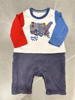 DOUBLE.B アメリカ地図ロンパース