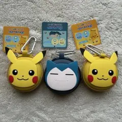 レア！新品ポケットモンスター　ラウンド小物ポーチ　カビゴン　ピカチュウ単品売り可