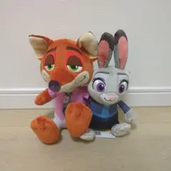 ズートピア2　ペアぬいぐるみ 『 ニック ・ ジュディ 』