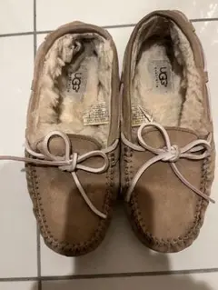 UGG モカシン　アグ　23cm US6 ベージュ