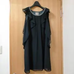 ブージュルードboujeloud パーティドレス　黒ワンピース　袖なし