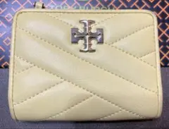 TORY BURCH 二つ折りミニ財布(イエロー)