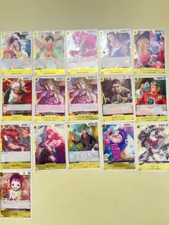 ワンピース カードゲーム 黄 R16枚セット