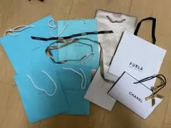 ショップ袋8点セット+リボン付き