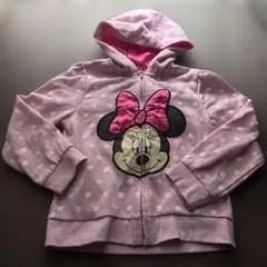 ミニーマウス 水玉模様 パーカー