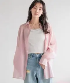 tomo様　LOWRY SFARM シアーシャツLS ロング ピンク