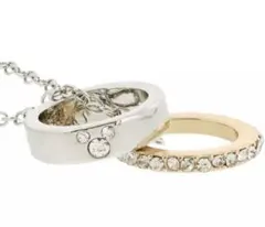 ディズニーリゾート　ペアネックレス　リング型