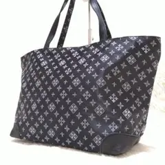 【極美品】ラシット トートバッグ モノグラム 総柄 ブラック