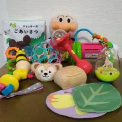 0〜1歳ベビーおもちゃまとめ売り　アンパンマン　ガラガラ　知育