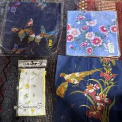 ハンカチセット 蝶 花 鳥