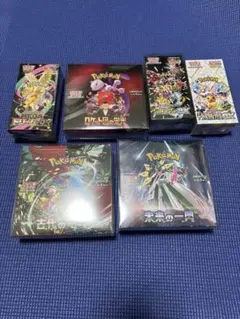 シュリンク付きポケモンカード6BOXセット