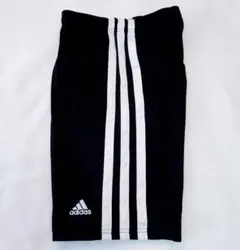 adidasジャージ 3本ライン ハーフパンツ 黒　150