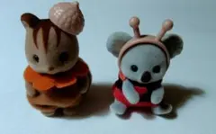 シルバニアファミリー　赤ちゃん森であそぼ 2体セット 人形 ミニチュア