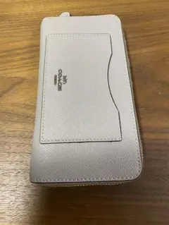 COACH 長財布 ラウンドファスナー ライトパープルのサムネイル