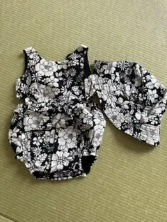 GAP 女の子ロンパース 80 ハット付き