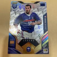 panini soccer FIFA 365 ZINEDINE ZIDANE