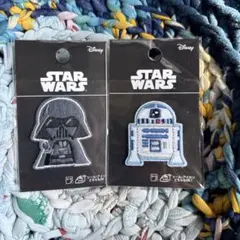 スターウォーズ　ダースベイダー　R2D2 ワッペンセット