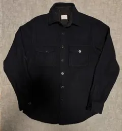 レディース J.CREW ウールシャツ ネイビー