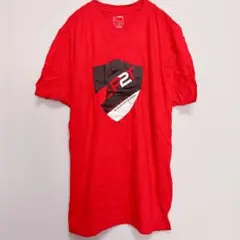 PUMA プーマ Tシャツ クルーネック 半袖 プリント S 赤 綿