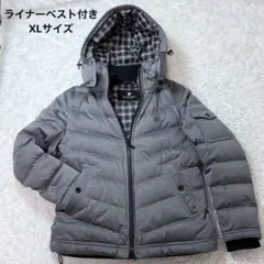 極美品 ブラックレーベルクレストブリッジ ダウンジャケット インナーベスト付き