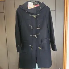 green label relaxing　ネイビー ダッフルコート フード付き