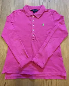 Ralph Lauren ピンク 長袖ポロシャツ M