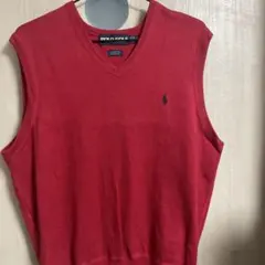 【激安】Polo Golf 赤 Vネック ベスト