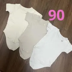 西松屋 ロンパース肌着 90