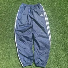 90年代 adidas ナイロンパンツ ネイビー Mサイズのサムネイル