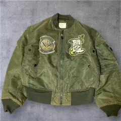 CAB CLOTHING MA1 フライトジャケット 1stレプリカ レザー M - メルカリ
