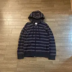 00s adidas ボーダー ジップパーカー y2k cityboy グランジ