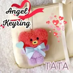 【 BT21 】 TATA PLUSH KEYRING HEART ①