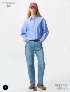 新品 希少！ 3XL ユニクロ JW ANDERSON ストレートジーンズ 34