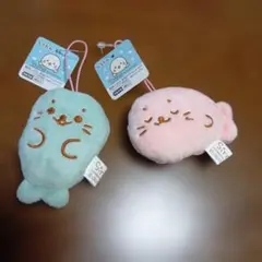 しろたん ぬいぐるみ マスコット 2色セット