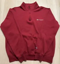 ハーフジップ長袖