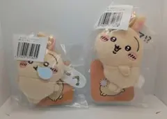ちいかわ うさぎだらけくじ E賞 ぬいぐるみバッジ 2種セット ハァ！？ ぐ〜