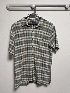 patagonia チェックシャツ