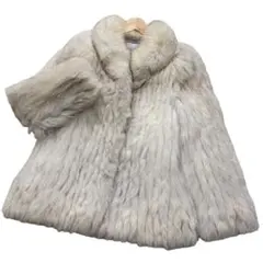 XLサイズ相当　サガフォックス　ブルーフォックス　リアルファーコート　ふわふわ