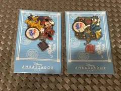【非売品】ディズニーアンバサダーホテル ピンバッジ 2個セット
