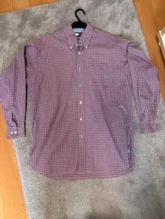 TOMMY HILFIGER 長袖シャツ S 赤と青チェック